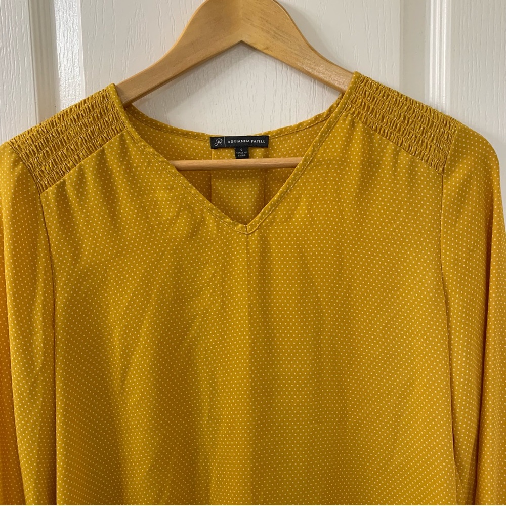 Adrianna Papell Small Chiffon Blouse - Picture 3 of 10